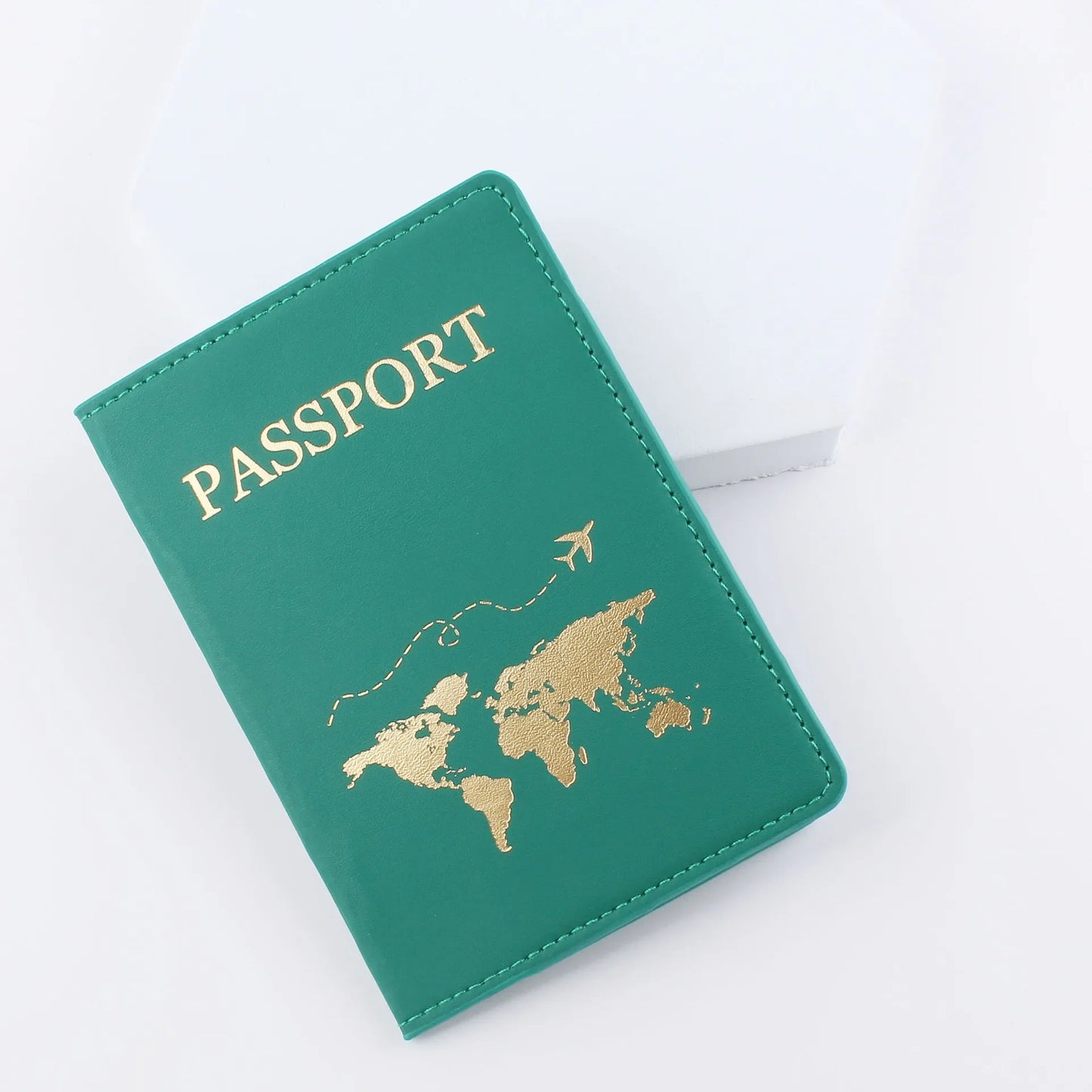 Faux Leather Passport Holder