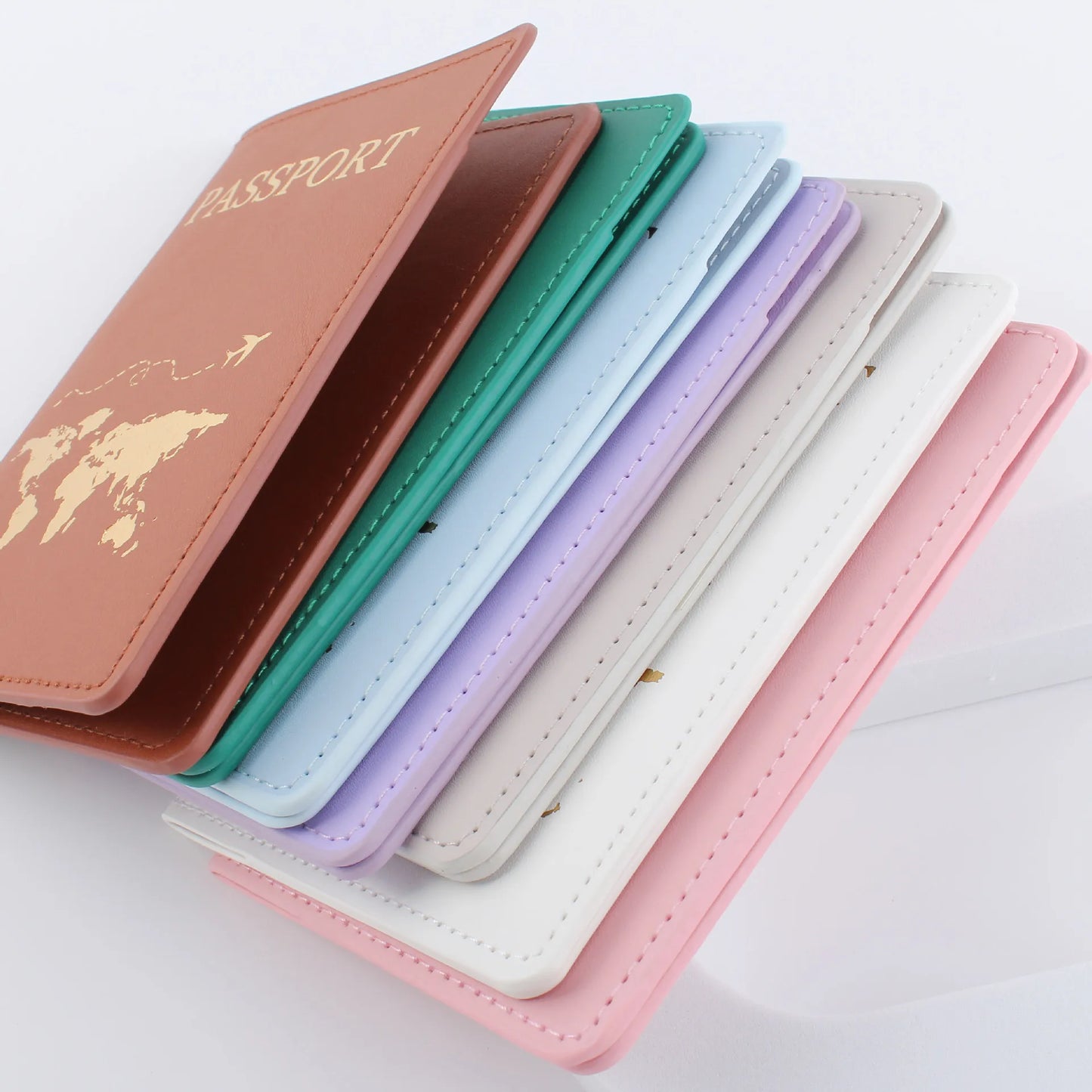 Faux Leather Passport Holder