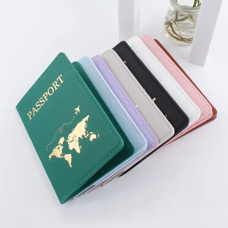 Faux Leather Passport Holder