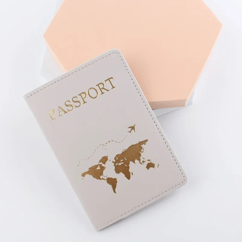 Faux Leather Passport Holder