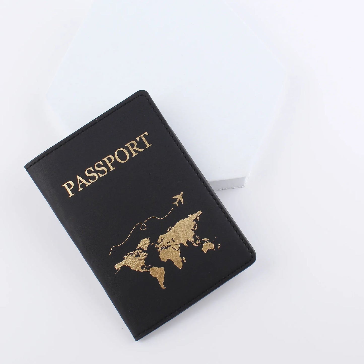 Faux Leather Passport Holder