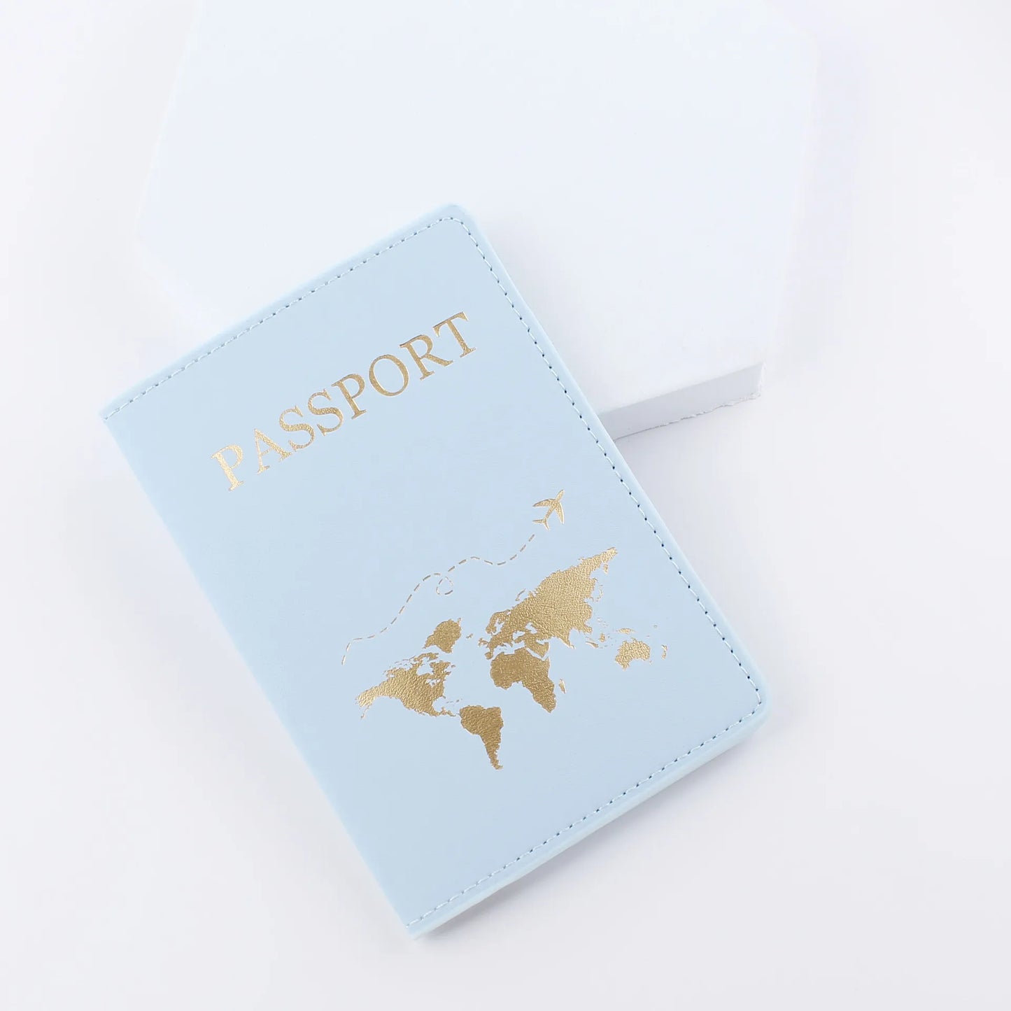 Faux Leather Passport Holder