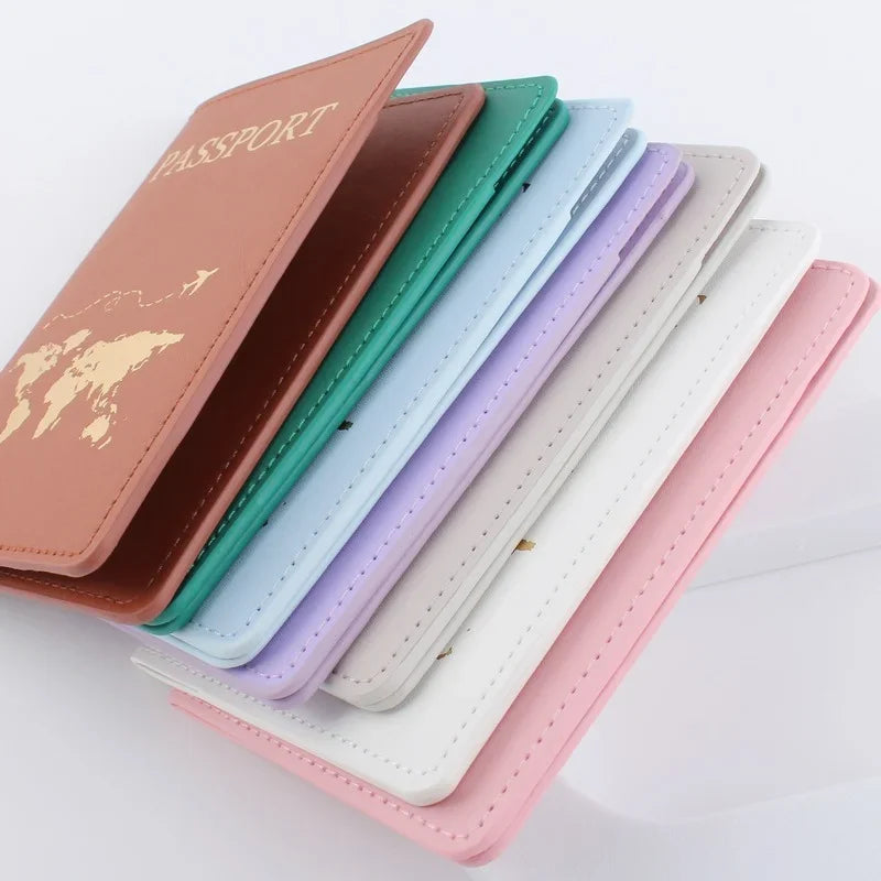 Faux Leather Passport Holder