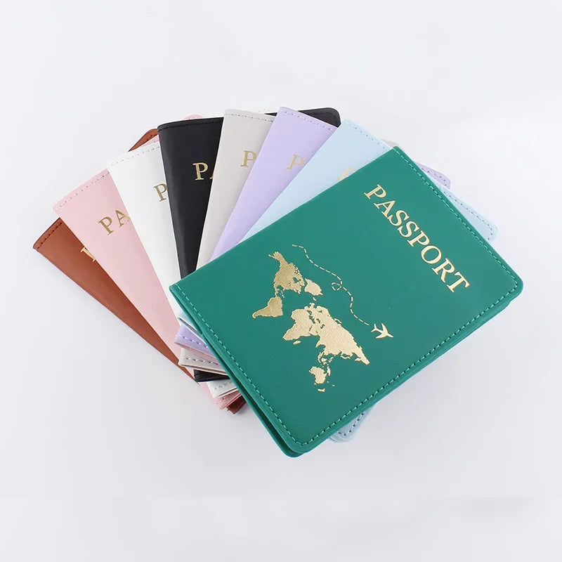 Faux Leather Passport Holder